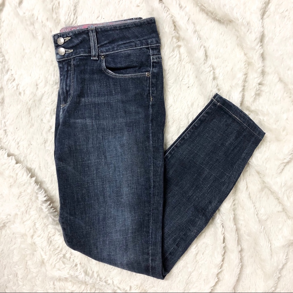 Paige Hidden Hills Mid Rise Skinny Jeans
